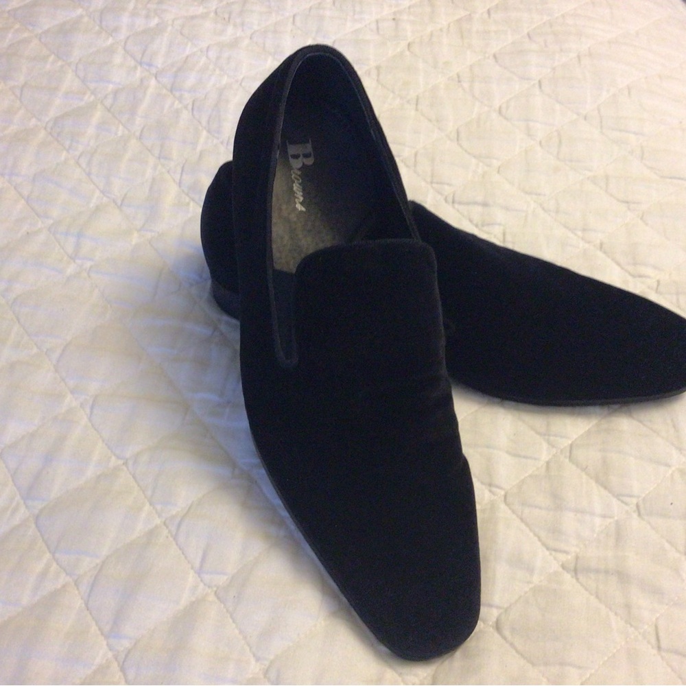 BROWNS MERCER Mens velvet shoes size 44